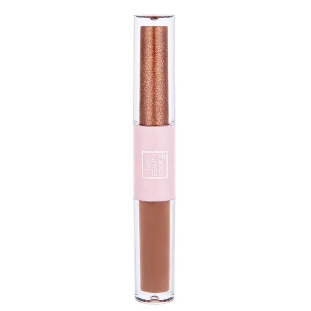 The Beauty Crop Liquid Eyeshadow Duo in cinnamon and fudge